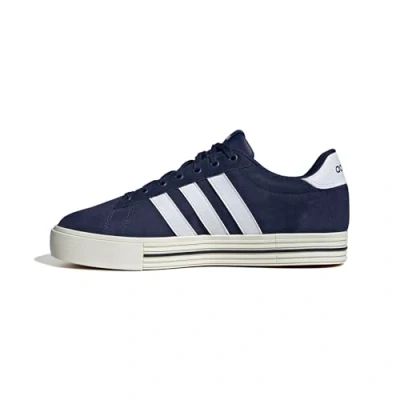 Image of adidas Daily 4.0 Non Football Low Shoes, Dark Blue/Cloud White/Off White, 9 UK