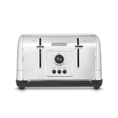 Image of Morphy Richards 240130 Venture 4 Slice Toaster Stainless Steel