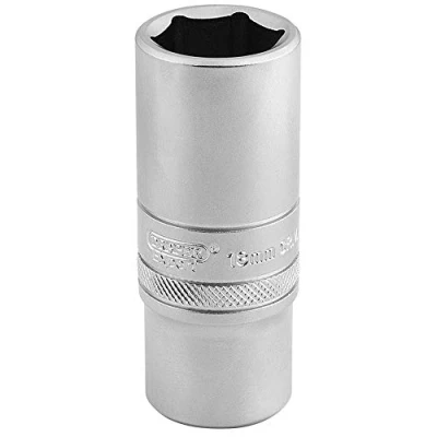 Image of Draper 6 Point Metric Deep Socket, 3/8&quot; Sq. Dr., 19mm
