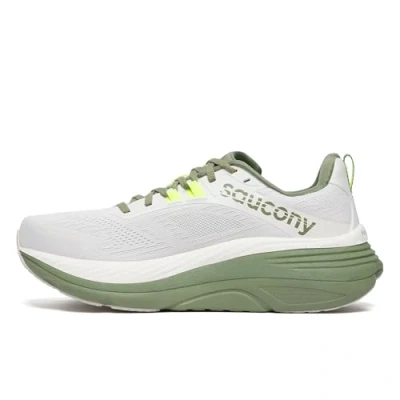 Image of Saucony Hurricane 24 Men&#039;s Running Shoes Size 6.5 White Performance Footwear