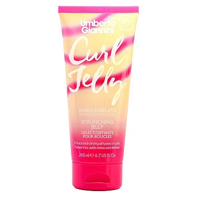 Image of Umberto Giannini Curl Jelly Scrunching Vanilla Gelato Limited Edition 200ml