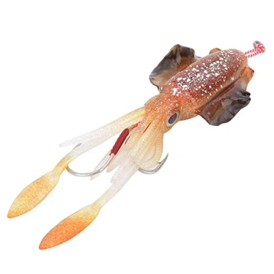 Image of Jarchii 3D Eyes Squid Fishing Bait, 15.3cm/60g Octopus Lure, Fake Sea/Fresh Water For Fishing(2#)