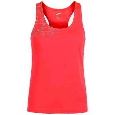 Image of Joma Elite VIII Women&#039;s T Shirt, Womens, 901260, Fluorescent Coral, L