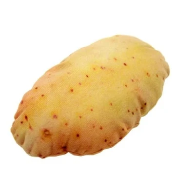 Image of ausuky Pet Cat Kicker Simulation Food Shrimp Dog Toys Anti Bite Chew Doll (Potato)