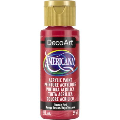 Image of Deco Art Americana Acrylic Multi Purpose Paint, Tuscan Red, 59 ml (Pack of 1)
