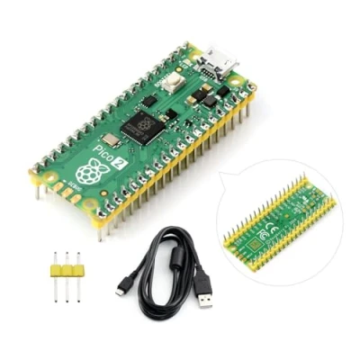 Image of Waveshare Pi Pico 2 M, Tiny Fast Microcontroller Board With Flexible Digital Interfaces RP2350 Chip Dual Core &amp; Architecture Design 4MB Flash Memory Support C/C++/MicroPython