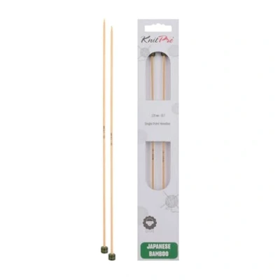 Image of KnitPro Jacket Knitting Needles, Bamboo, Brown, 2.25mm