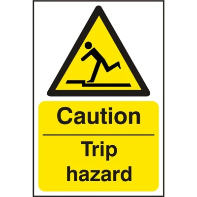 Image of Caution Trip Haz Sav (Pk5) 200mm X 300mm