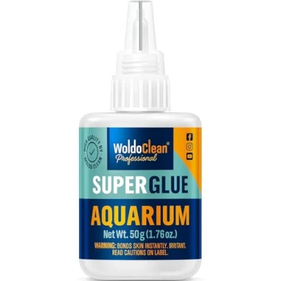 Image of Aquarium glue 50g for plants, stones, moss suitable freshwater &amp; saltwater aquariums