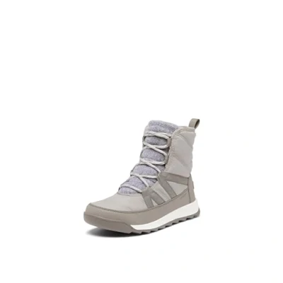 Image of Sorel Womens Whitney 2 Plus Lace Wp Fashion Boot, Chrome Grey Quarry 2024 2025, 8 UK