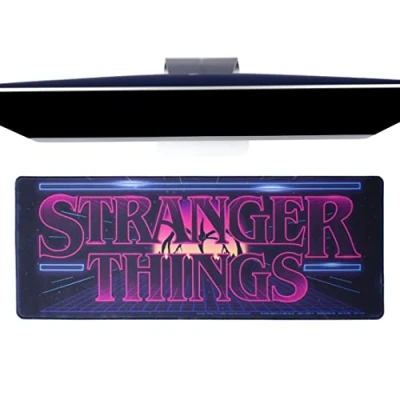Image of Stranger Things Official Licensed XXL Mouse Pad &amp; Keyboard Increase Your Comfort on Computer 80cm x 30cm