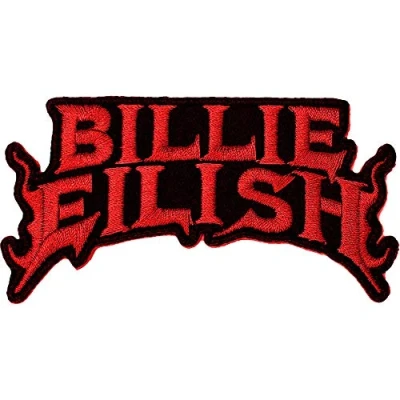 Image of Billie Eilish Patch Flame Red Official One Size