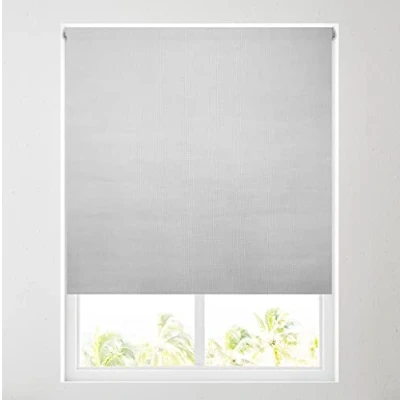 Image of Waffle White Daylight Roller Blind Free Cut to Size (3ft (91.5cm))