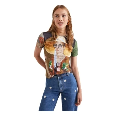 Image of Desigual Lebanen Top 22SWTKB4 SS22 New Season Green