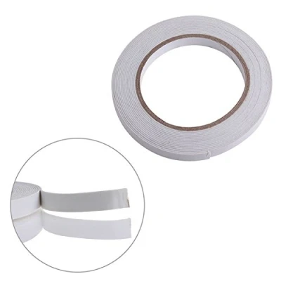Image of 5m White Double Sided Strong Sticky Self Adhesive Foam Tape Mounting Fixing Pad