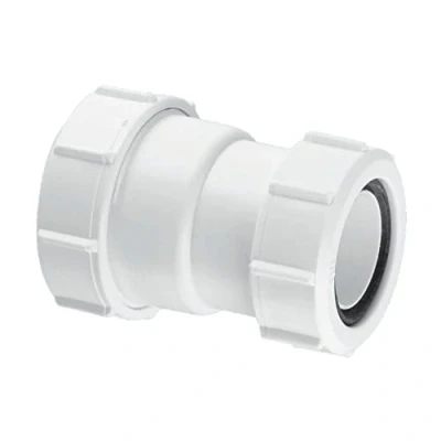 Image of McAlpine ST28M Multifit Straight Connector, White