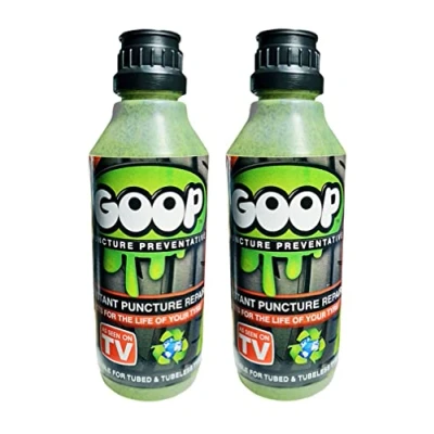 Image of Goop tyre sealant * 2 X 500ml Bottles Made in UK
