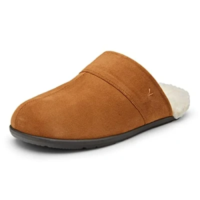 Image of Vionic Bridges Alfons Men&#039;s Slipper Supportive Walking Shoes for Heel Pain, Plantar Fasciitis with Orthotic Insole Arch Support Medium Fit Toffee UK 7