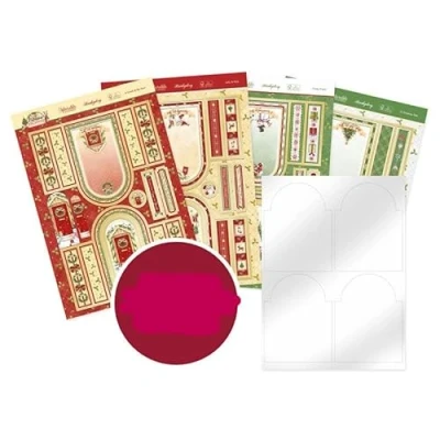 Image of Hunkydory Crafts Festive Archway Christmas Themed Concept Card Kit