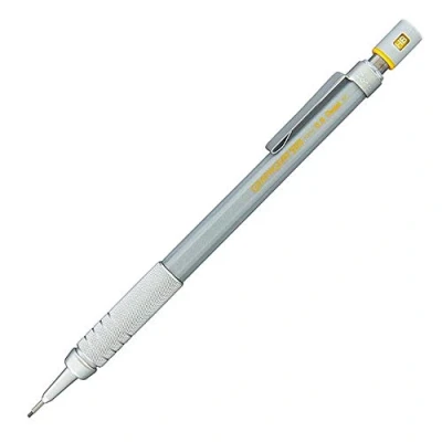 Image of Pentel Graphgear 500 Mechanical Pencil, 0.9mm Lead, Grade HB, 1 x Silver