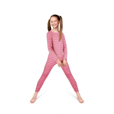 Image of Rocky Thermal Underwear For Girls (Thermal Long Johns Set) Shirt &amp; Pants, Base Layer w/Leggings/Bottoms Ski/Extreme Cold (Zig Zag Large)