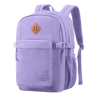 Image of SUPACOOL Casual Backpack for Men and Women, School Boys, Girls Kids, Laptop Compartmen(Purple)
