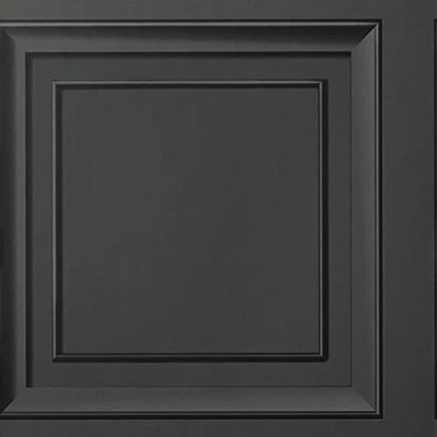 Image of Fine Decor Distinctive Square Panel Raven WP Navy