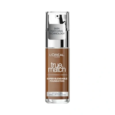 Image of L&#039;Oreal Paris True Match Liquid Foundation, Skincare Infused with Hyaluronic Acid, SPF 17, Available in 40 Shades, 10W Deep Golden, 30 ml
