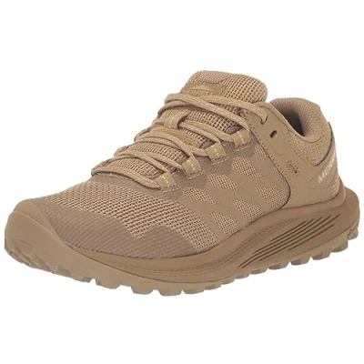 Image of Merrell Men&#039;s Trekking Shoes, Beige, 8.5 UK