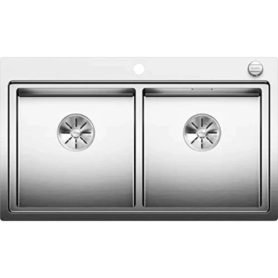 Image of BLANCO 521663 DIVION II, Stainless Steel, Satin Gloss, 80 cm Unterschrank