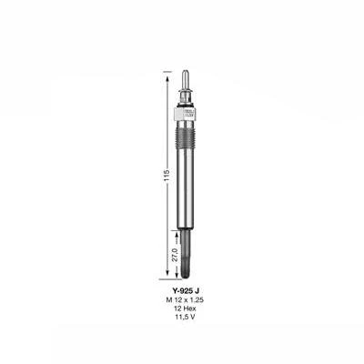 Image of NGK Glow Plug Y 925J (5740)