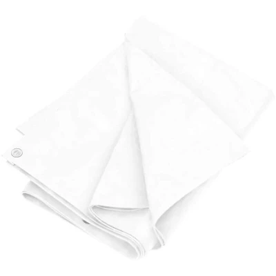 Image of vidaXL Tarpaulin 180 g/m² 8x10 m White HDPE