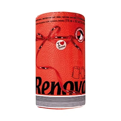 Image of Renova Red Paper Towel 1 Roll, Regular, RG200085891