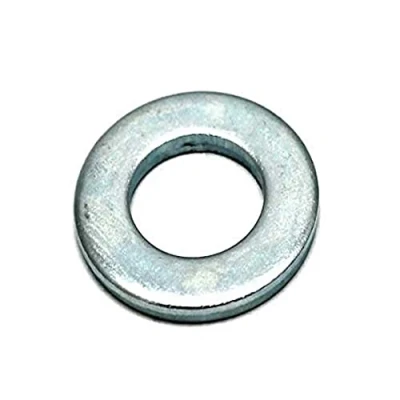 Image of Merriway BH03676 (25 Pcs) Flat Steel Washer, M6 (1/4 inch) Bright Zinc Plated Pack of 25 Pieces