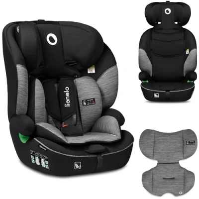 Image of Lionelo Levi I Size Adjustable Car Seat 9 36kg Transforms with Your Child from Infant to 12 Years Multi Level headrest &amp; Insert Enhanced Side Protection Easy Install wash Certified