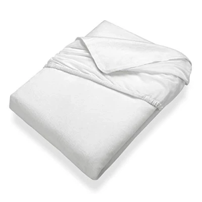 Image of SETEX Fitted Sheet, Fabric, White, 100 x 200 cm