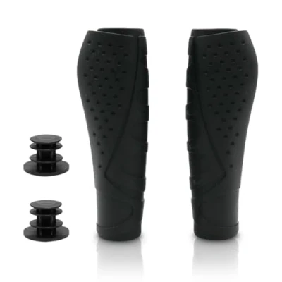 Image of WUFGWBD 1 Pair Of Mountain Bike Handlebar Gloves, Bicycle Covers, Straight Universal Grip Threaded Anti Slip Cycling Accessories