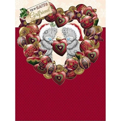 Image of Beautiful Girlfriend Me to You Bear Large Christmas Card