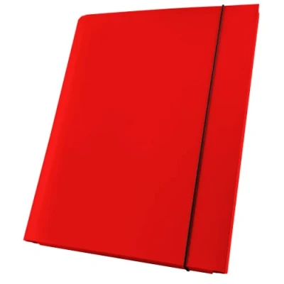 Image of Netuno Portfolio Folder A4 Cardboard 40 mm Red Document Folding with Elastic Band Polypropylene Pack of 1