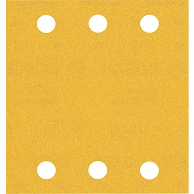 Image of Bosch Professional 10x Expert C470 Sandpaper (for Hardwood, Paint on wood, 115x107 mm, Grit 240, Accessories Orbital Sander)