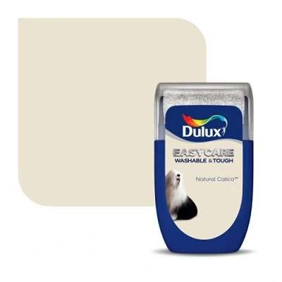 Image of Dulux Easycare Washable &amp; Tough Tester Paint, Natural Calico, 30 ml