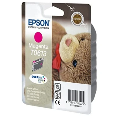 Image of Epson Original C13T06154010 Black and Colour Multipack Ink Cartridges (4 DuraBrite Ultra Inks T0611 Black, T0612 Cyan, T0613 Magenta, T0614 Yellow)
