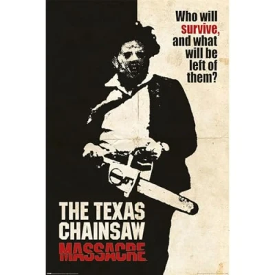 Image of Texas Chainsaw Massacre Pyramid Who Will Survive? Maxi Poster
