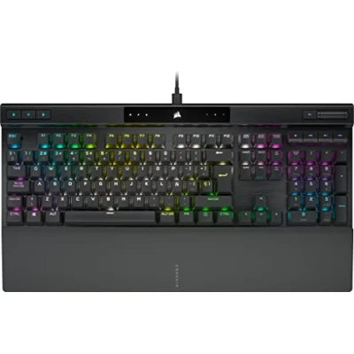 Image of Corsair K70 PRO RGB Optical Mechanical Wired Gaming Keyboard OPX Linear Switches Double Shot PBT Keyboards iCUE Compatible QWERTY ES PC, Xbox Black