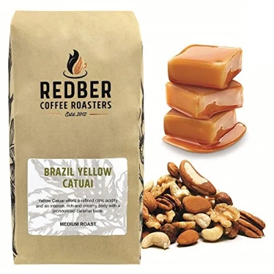 Image of Redber Brazil Yellow Catuai, Coffee Roasted to Order (Medium, Beans) (1kg)