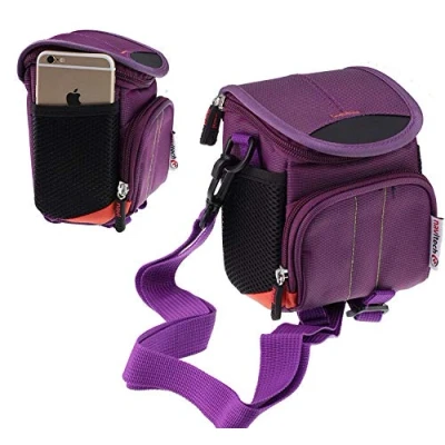 Image of Navitech Purple DSLR &amp; Lens Camera Bag Case Compatible with The Nikon Coolpix B500