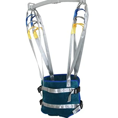 Image of PEAMAN Toileting hoist Sling, Assisted Walking Sling Full Body Patient Lifting Harness Commode Lifter Divided Leg for Elderly &amp;Amp...