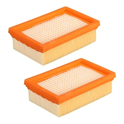 Image of 2 Pack Filter Replacement Parts for Karcher WD4 WD5 WD6 MV4 MV5 MV6 Wet &amp; Dry Vacuum Cleaner Accessories