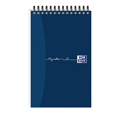 Image of Oxford My Notes 125 x 200 mm Reporters Card Cover Wirebound Notebook Ruled and Perforated 300 Page, 5 Notebooks