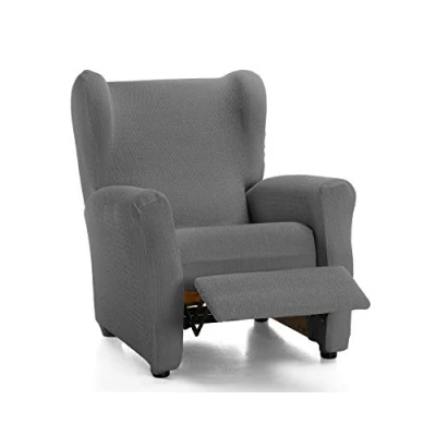Image of Martina Home Armchair Cover, Fabric, Grey, Relax